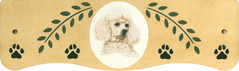 (image for) Large Poodle - White Top